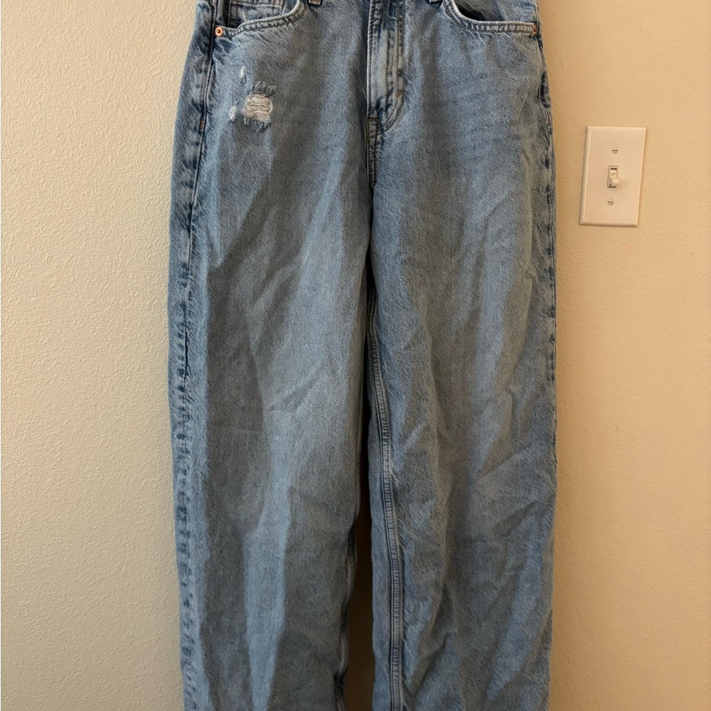 H&M Light Blue High Rise Women Jeans